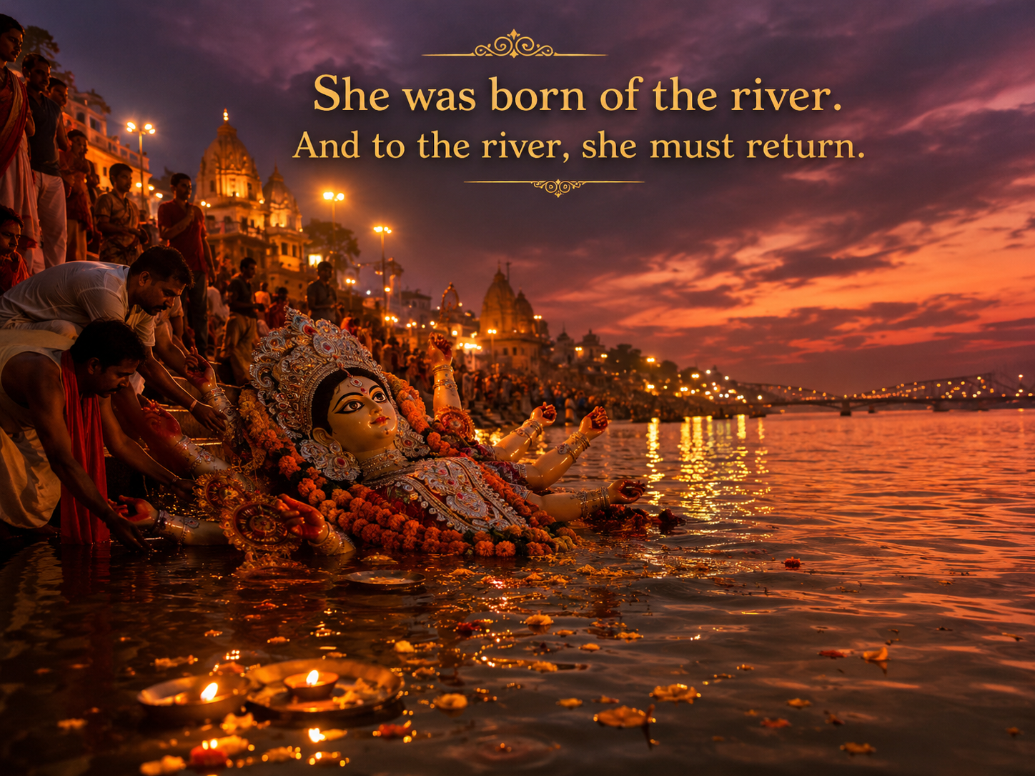 She was born of the river. And to the river, she must return.
